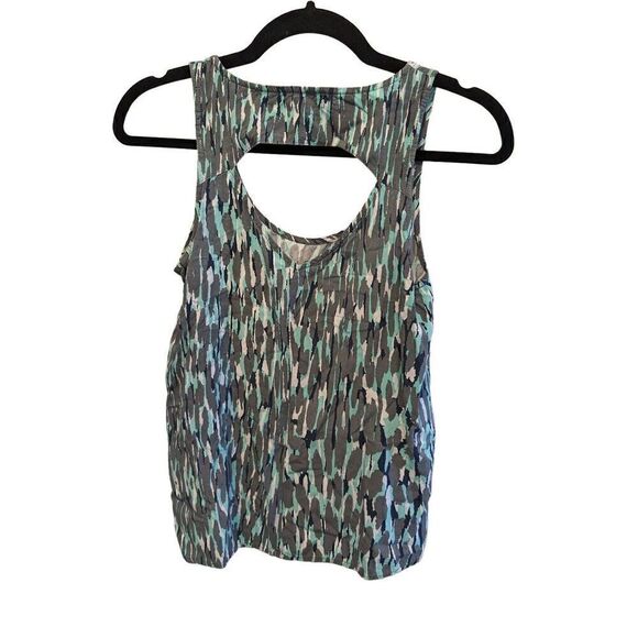 Splendid Open Back Camouflage Tank Top Women's Size XS - Picture 2 of 5
